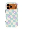 Voltuna Dėklas „Spring Blossom Check“ su MagSafe Apple iPhone 13-17 modeliams