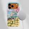 Voltuna Dėklas „Spring Train Journey“ su MagSafe Apple iPhone 13-17 modeliams