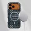 Voltuna Dėklas „Starlight Geometric Grid“ su MagSafe Apple iPhone 13-17 modeliams