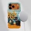 Voltuna Dėklas „Starry Sunflowers &amp; Cat“ su MagSafe Apple iPhone 13-17 modeliams