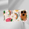 Voltuna Dėklas „Strawberry Rainbow Love“ su MagSafe Apple iPhone 13-17 modeliams