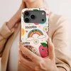 Voltuna Dėklas „Strawberry Rainbow Love“ su MagSafe Apple iPhone 13-17 modeliams