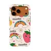 Voltuna Dėklas „Strawberry Rainbow Love“ su MagSafe Apple iPhone 13-17 modeliams