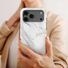 Voltuna Dėklas „Subtle Carrara Marble“ su MagSafe Apple iPhone 13-17 modeliams