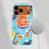 Voltuna Dėklas „Summer Citrus Splash“ su MagSafe Apple iPhone 13-17 modeliams