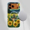 Voltuna Dėklas „Sunflower Guardian Cat“ su MagSafe Apple iPhone 13-17 modeliams