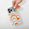 Voltuna Dėklas „Sunset Ripple Lines“ su MagSafe Apple iPhone 13-17 modeliams