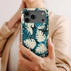 Voltuna Dėklas „Teal &amp; Kreminis Tropics“ su MagSafe Apple iPhone 13-17 modeliams