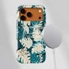Voltuna Dėklas „Teal &amp; Kreminis Tropics“ su MagSafe Apple iPhone 13-17 modeliams