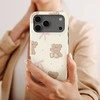 Voltuna Dėklas „Teddy Bow Cuddles“ su MagSafe Apple iPhone 13-17 modeliams