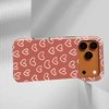 Voltuna Dėklas „Terracotta Love Doodles“ su MagSafe Apple iPhone 13-17 modeliams
