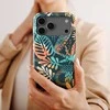 Voltuna Dėklas „Tropical Noir Garden“ su MagSafe Apple iPhone 13-17 modeliams
