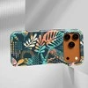 Voltuna Dėklas „Tropical Noir Garden“ su MagSafe Apple iPhone 13-17 modeliams