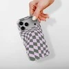 Voltuna Dėklas „Twilight Flow Check“ su MagSafe Apple iPhone 13-17 modeliams