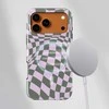 Voltuna Dėklas „Twilight Flow Check“ su MagSafe Apple iPhone 13-17 modeliams