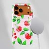 Voltuna Dėklas „Twin Cherries Glow“ su MagSafe Apple iPhone 13-17 modeliams