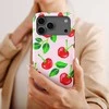 Voltuna Dėklas „Twin Cherries Glow“ su MagSafe Apple iPhone 13-17 modeliams