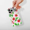 Voltuna Dėklas „Twin Cherries Glow“ su MagSafe Apple iPhone 13-17 modeliams