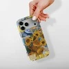 Voltuna Dėklas „Van Gogh Inspired Sunflower Night“ su MagSafe Apple iPhone 13-17 modeliams