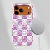 Voltuna Dėklas „Violet Emoji Matrix“ su MagSafe Apple iPhone 13-17 modeliams