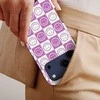 Voltuna Dėklas „Violet Emoji Matrix“ su MagSafe Apple iPhone 13-17 modeliams