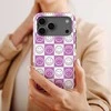 Voltuna Dėklas „Violet Emoji Matrix“ su MagSafe Apple iPhone 13-17 modeliams
