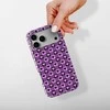 Voltuna Dėklas „Violet Heart Matrix“ su MagSafe Apple iPhone 13-17 modeliams