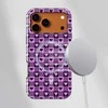 Voltuna Dėklas „Violet Heart Matrix“ su MagSafe Apple iPhone 13-17 modeliams