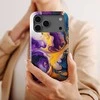 Voltuna Dėklas „Violet Inferno Flow“ su MagSafe Apple iPhone 13-17 modeliams