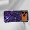 Voltuna Dėklas „Violetinė Crystal Shards“ su MagSafe Apple iPhone 13-17 modeliams