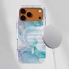 Voltuna Dėklas „Watercolor Marble Drift“ su MagSafe Apple iPhone 13-17 modeliams