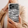 Voltuna Dėklas „Zebra Stripe Repeat“ su MagSafe Apple iPhone 13-17 modeliams