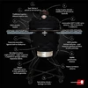 Kamado Club KAMADOCLUB PRO 2 PREMIUM+ KEPSNINĖ, JUODA