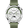 Išmanusis laikrodis Huawei Watch GT 4 Active (46 mm), Nerūdijančio plieno korpusas su austu žalios spalvos kompoziciniu dirželiu