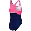 AQUA SPEED Girls Emily Swimsuit Navy/Coral/Raspberry