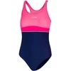 AQUA SPEED Girls Emily Swimsuit Navy/Coral/Raspberry