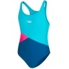 AQUA SPEED Girls Pola Swimsuit Light Turquoise/Turquoise/Rožinė
