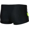 AQUA SPEED Men's Aron Boxer Juodas/Pilkas/Fluo Geltona
