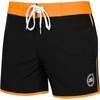 AQUA SPEED Men's Axel Swim Shorts Juodas/Oranžinis