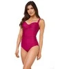 AQUA SPEED Women's Olivia Swimsuit Burgundy