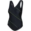 AQUA SPEED Women's Sophie Swimsuit Juodas/Žalias