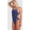 ARENA Women's Team Swimsuit Challenge Back Solid Navy/Baltas