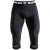 GAMEPATCH 3/4 Compression Tights Juodas