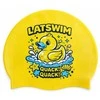 LATSWIM Junior Silicone Swim Cap Quack! Quac
