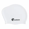 LATSWIM Long Hair Silicone Swim Cap Baltas/Juodas