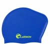 LATSWIM Long Hair Silicone Swim Cap Dark Mėlyna/Lime Žalias