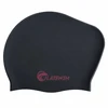 LATSWIM Long Hair Silicone Swim Cap Juodas/Magenta