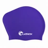 LATSWIM Long Hair Silicone Swim Cap Violetinė/Baltas