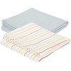 Blue Little Dutch swaddles 70 x 70 ´Vintage Sunny Stripes &amp; Pure Soft Mėlyna´