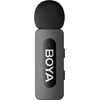 Mikrofonas BOYA BY-V10 V2.0 belaidis 2.4GHz - juoda